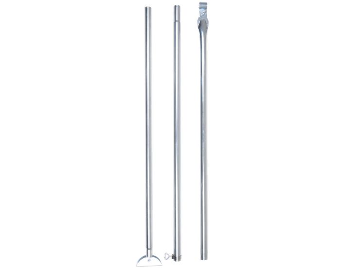 CampKing palo antibufera con base snodata acciaio 28 mm