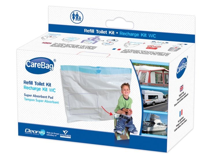 Carebag sacchetti per WC portatile