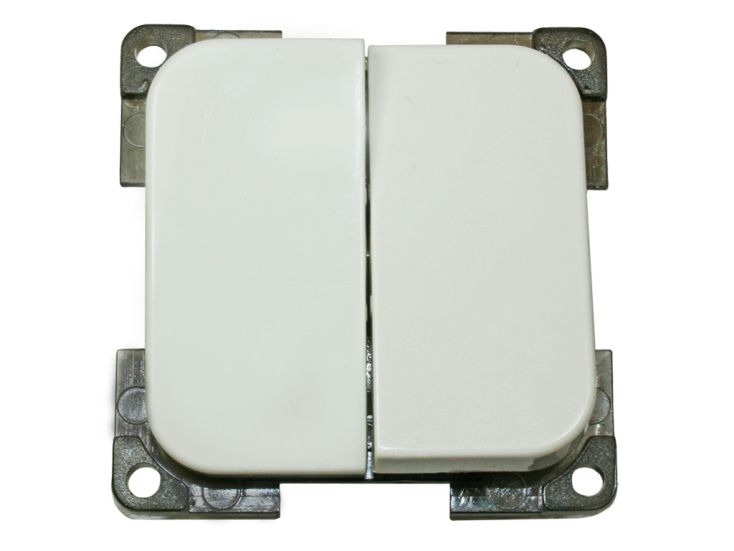 Haba C-line interruttore doppio - White