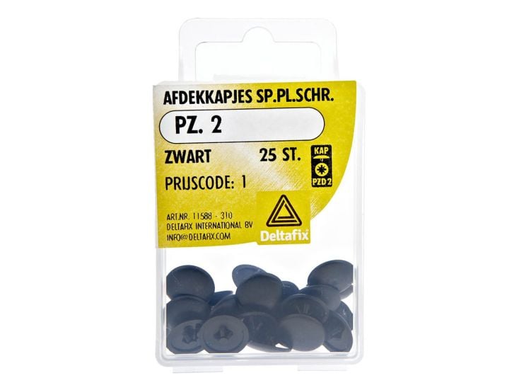 Deltafix coprivite per viti truciolari - Black
