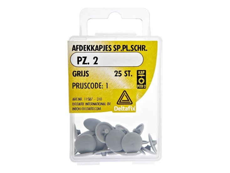 Deltafix coprivite per viti truciolari - Grey