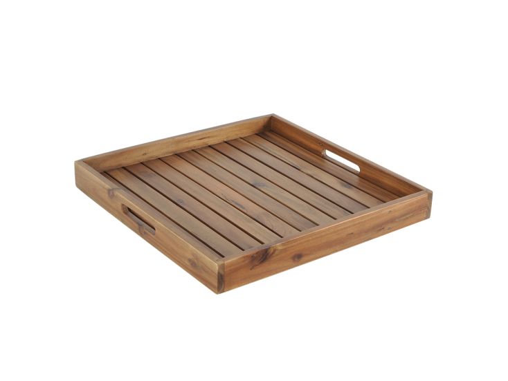 Outdoor Feelings vassoio in acacia 50 x 50 cm