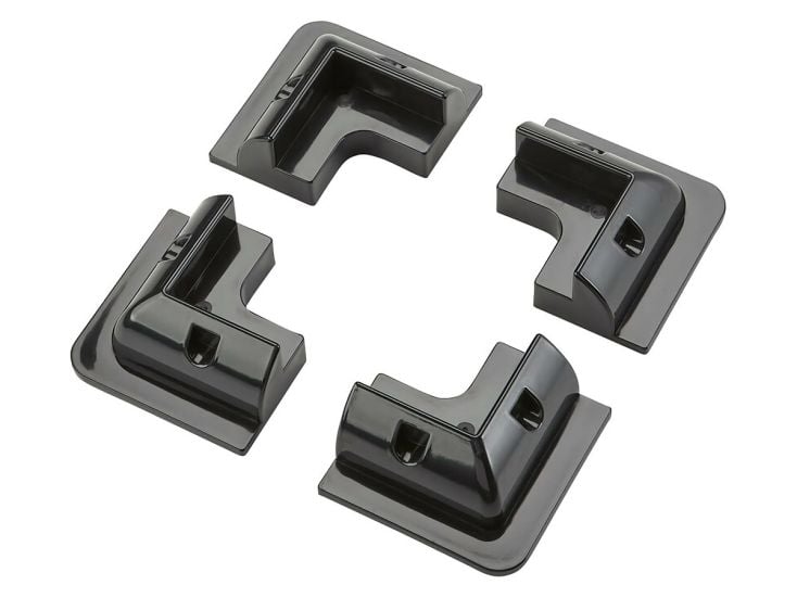 Ective staffe per pannello fotovoltaico 4 pezzi