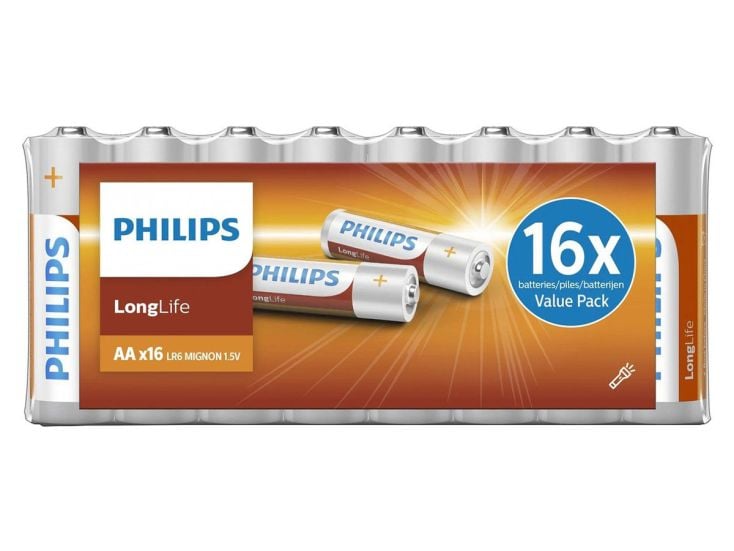 Philips LongLife AA pile - 16 pezzi