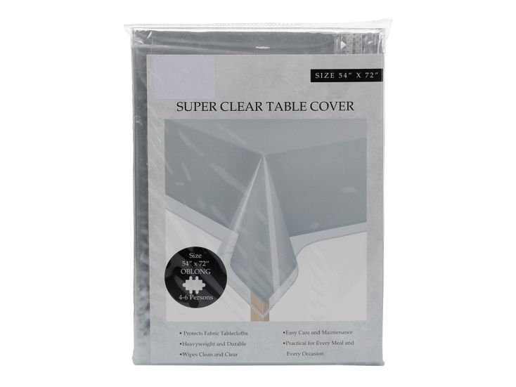 Excellent Houseware tovaglia trasparente - 130 x 180 cm