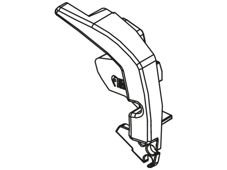 Fiamma terminale sinistro profilo anteriore F80S Polar White