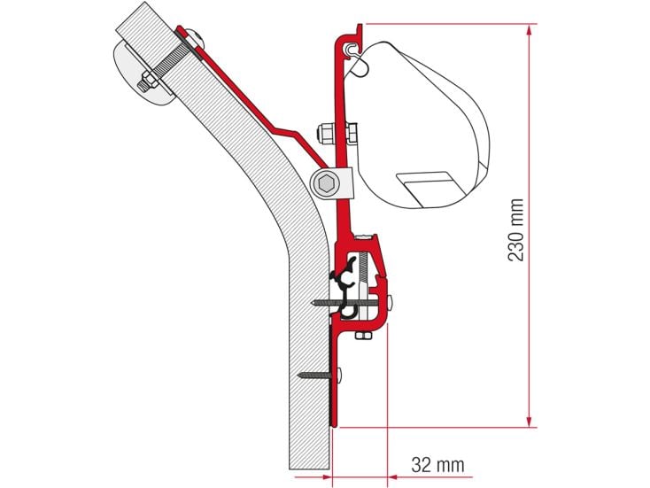 Fiamma F35 adattatore Eriba Touring