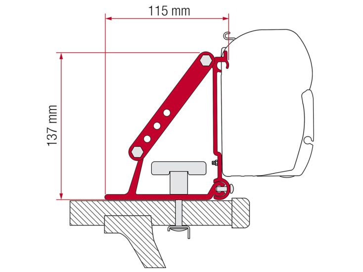 Fiamma F45/F35 adattatore Auto