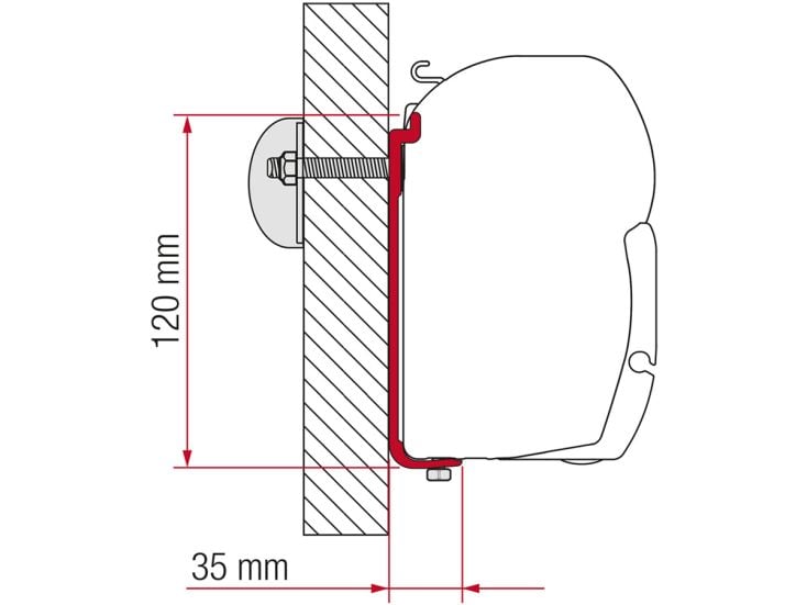 Fiamma KIT F45 AS 110 - adattatore