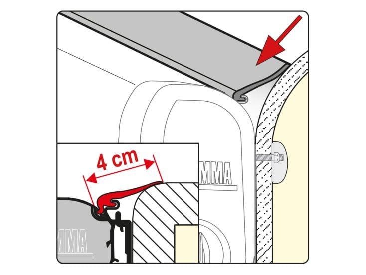 Fiamma Rain Guard M 550 guarnizione