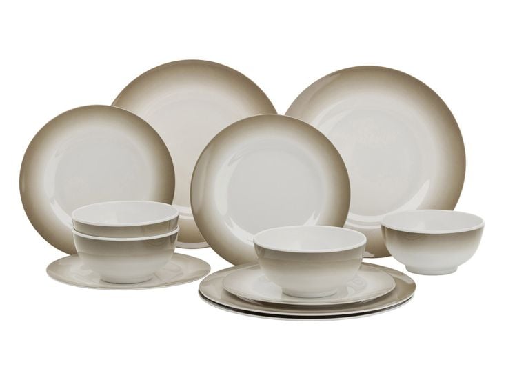 Flamefield Royale Ecru set di stoviglie 12 pezzi
