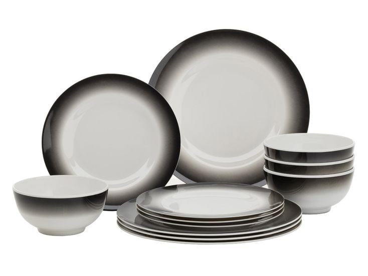 Flamefield Royale Onyx set di stoviglie 12 pezzi