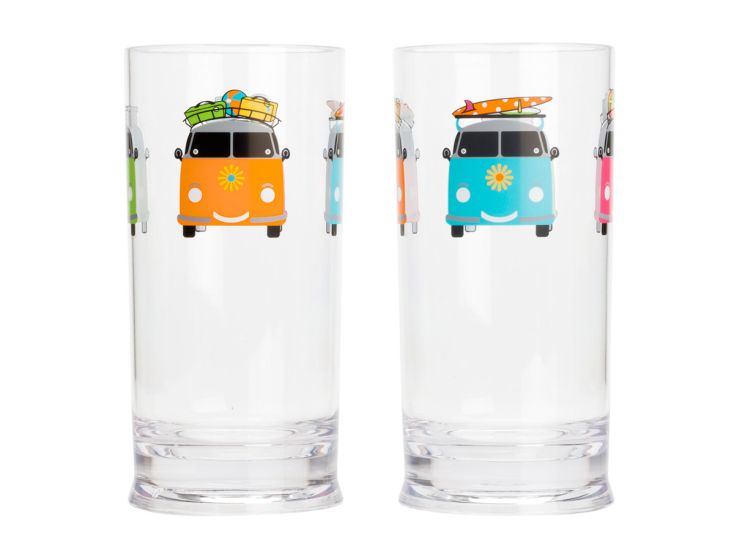 Flamefield Camper Smiles set di bicchieri - 480 ml