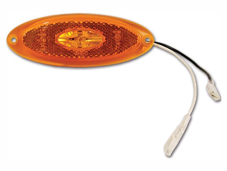 Jokon luce di ingombro laterale arancione ovale LED