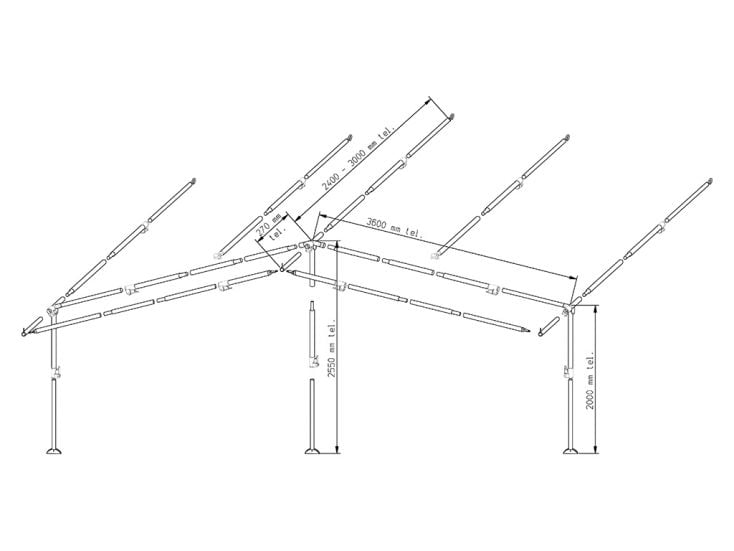 Piper struttura veranda PowerGrip acciaio 28 mm misura 11 - 20
