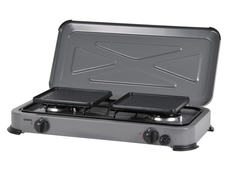 Gimeg DuoGrill fornello a 2 fuochi