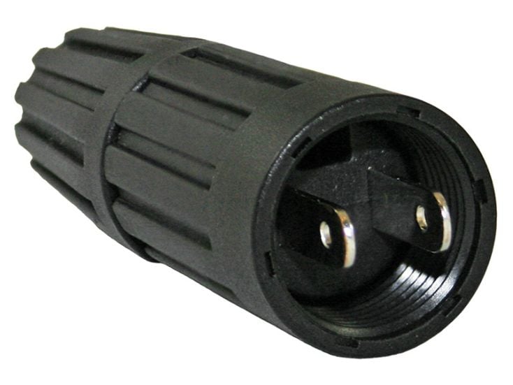 Haba spina 12 V con chiusura a baionetta