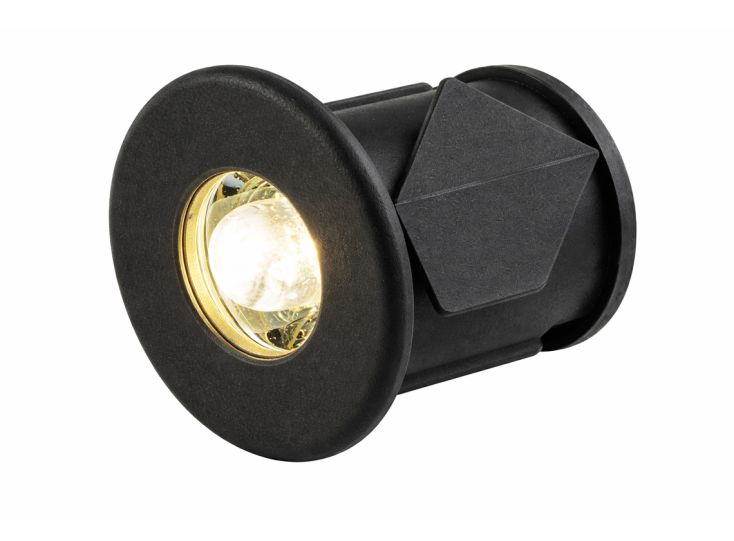 Haba Campio faretto nero per zone di passaggio