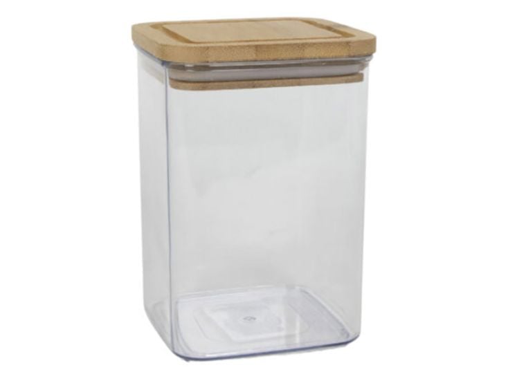 1,2 l/L contenitore con coperchio in bambù
