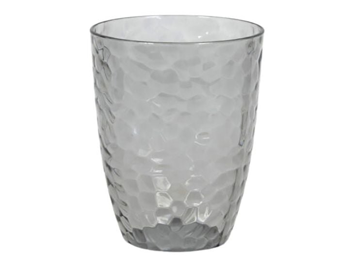 Bicchiere grigio trasparente Ø8,5 cm