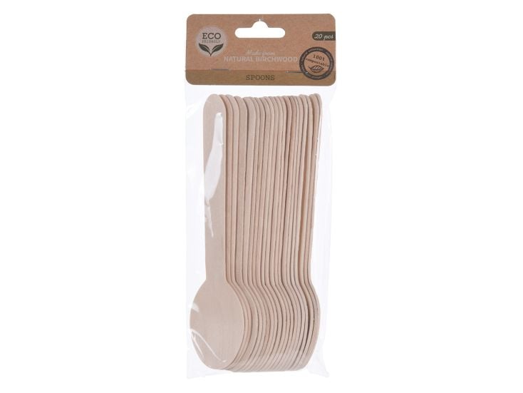 Set cucchiai in legno