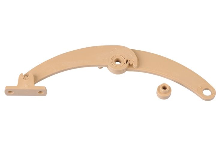 Cerniera con snodo per anta a ribalta - Beige