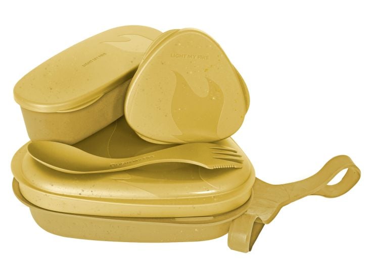 Light My Fire Bio set porta pranzo - Dark yellow
