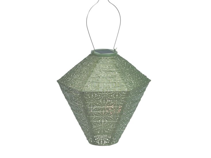Lumiz Sashiko Diamond 28 lampioncino a energia solare - Light green