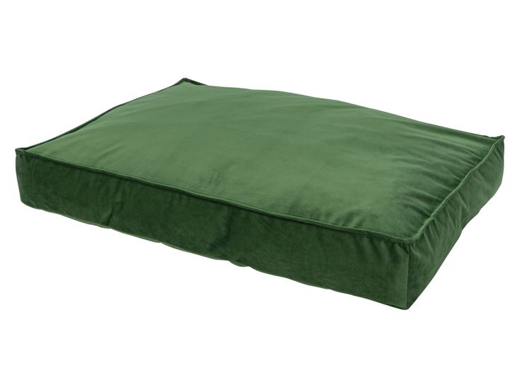 Madison Medium Lounge Velours Green cuscino per cani