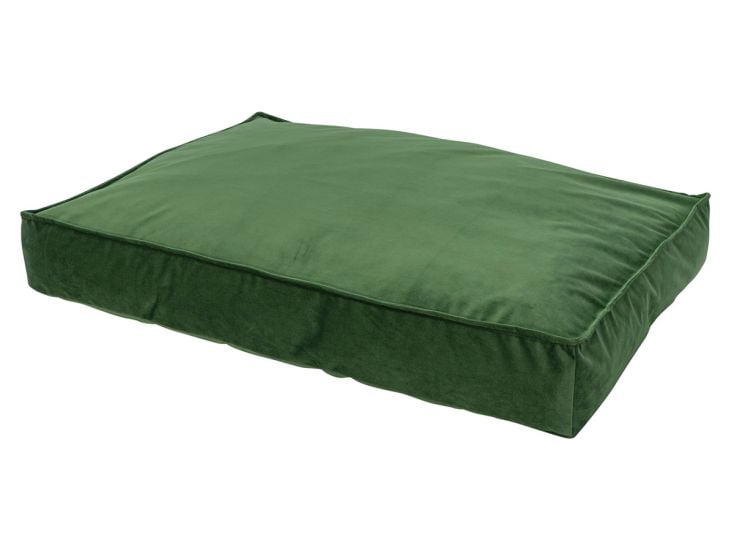 Madison Small Lounge Velours Green cuscino per cani