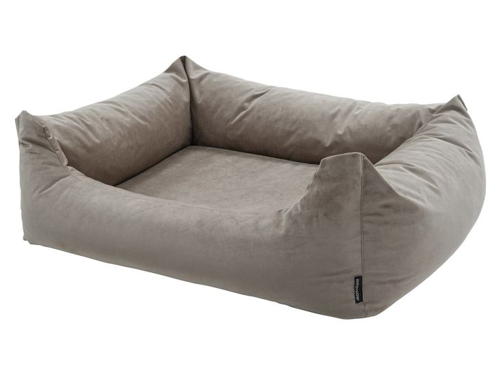 Madison Small Velours Taupe cesta per cani