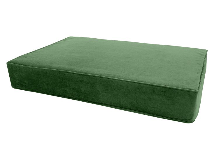 Madison Small Velours Green cuscino ortopedico per cani