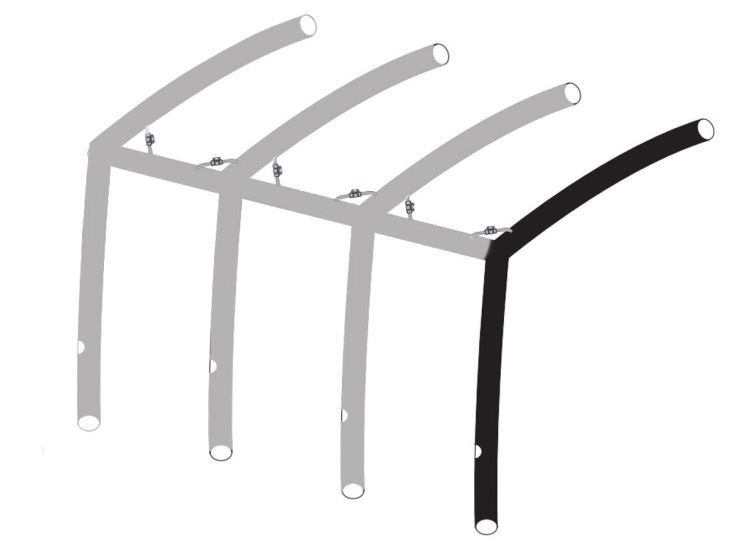 Obelink Monaco/Ambassador 320/380/420 Easy Air Connected airtube principale destro new