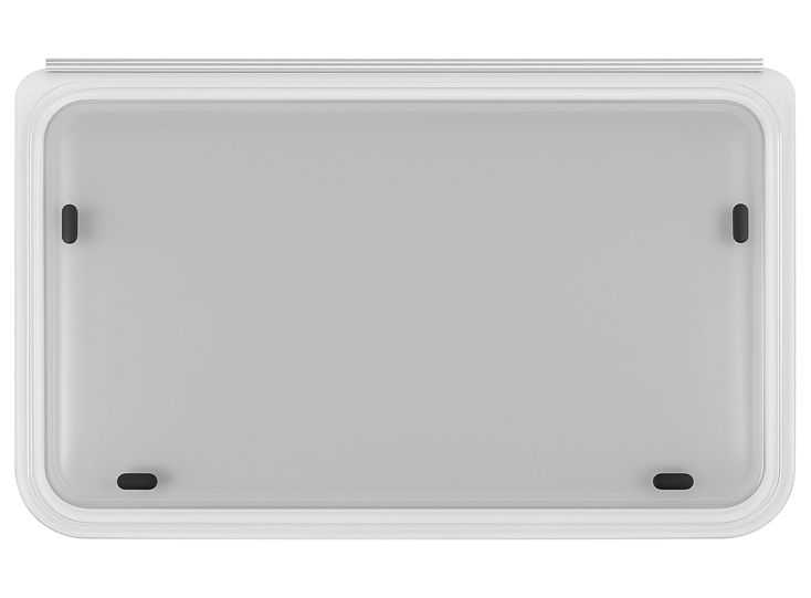 NRF Africa 900 x 500 mm finestra con profilo - Grey