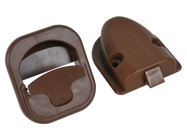 Obelink serratura da incasso per armadio - Dark brown