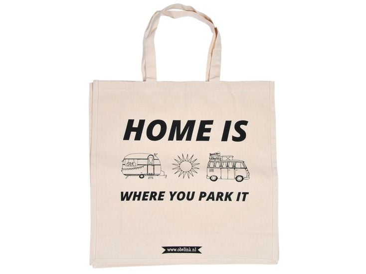 Obelink Home Is Where You Park It borsa in tela