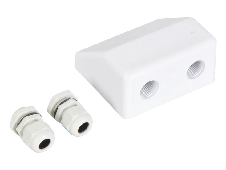 Obelink passacavo doppio - White