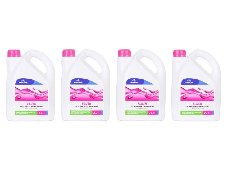 Obelink Flush additivo per acqua di scarico 4 pezzi