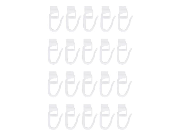 Obelink Knicki ganci per tendine (20 pezzi) - white