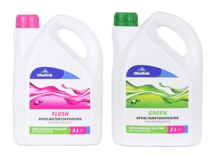 Obelink Green & Flush additivi per serbatoio acque nere e di scarico