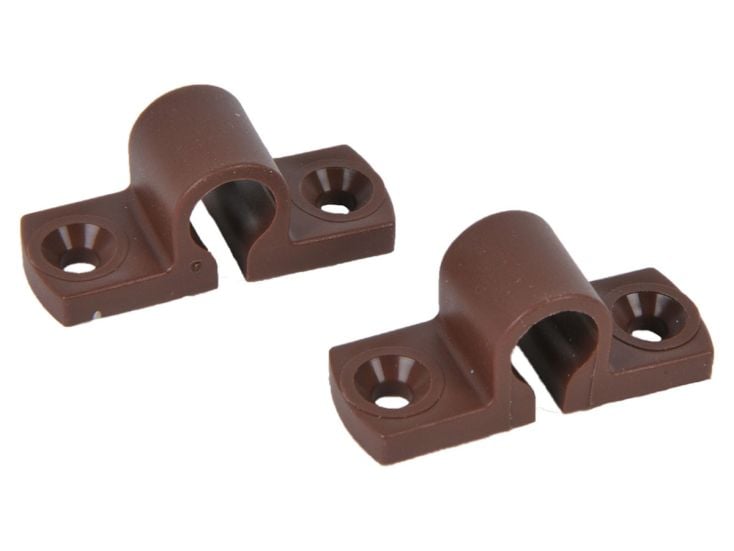 Obelink guide per asta in plastica - Brown