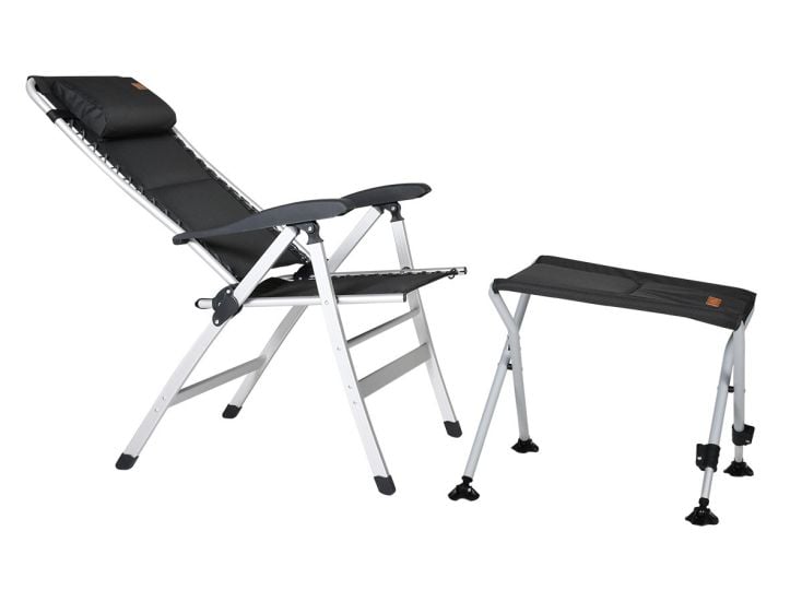 Obelink Prestige sedia schienale reclinabile con poggiapiedi