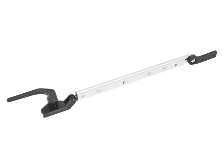 Obelink braccetto finestra fissaggio Polyfix con sistema click-clack 31 cm - sinistra