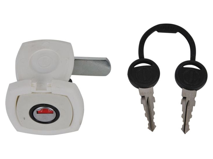 Obelink serratura per gavone con coperchio - White