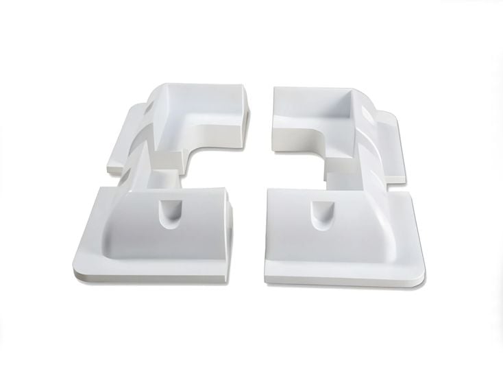 Obelink Solar set di supporti angolari (4 pezzi) - White