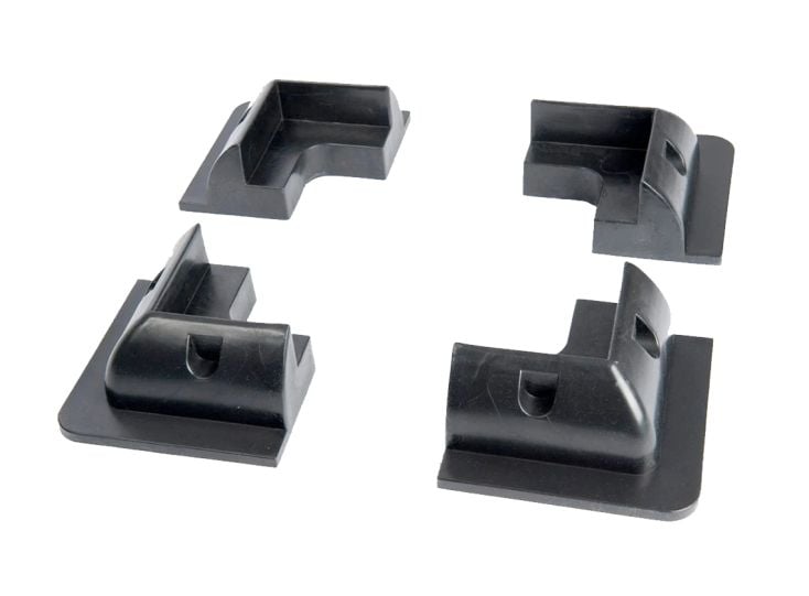 Obelink Solar set di supporti angolari (4 pezzi) - Black