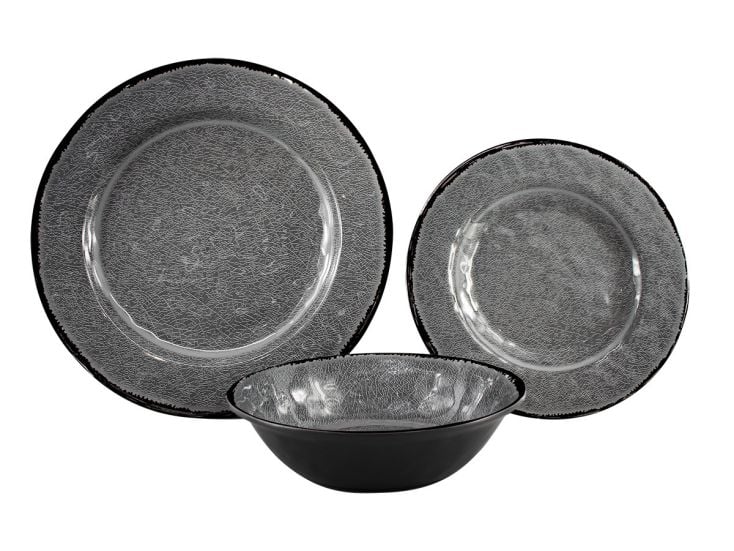 Obelink Stone Grey set di stoviglie - 12-pezzi