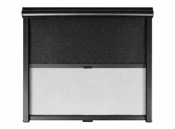 Obelink Velum oscurante combinato nero – 140 x 80 cm