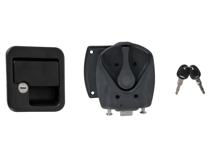 Obelink serratura quadrata per porta - Black