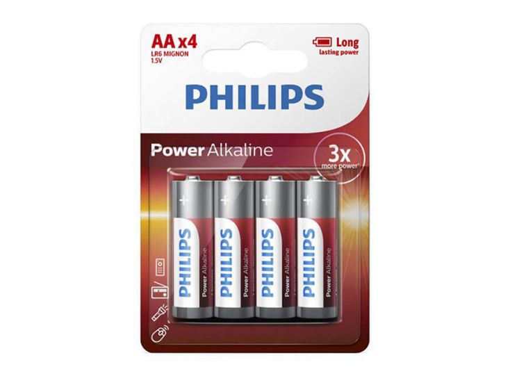 Philips Powerlife AA LR6 pile - 4 pezzi